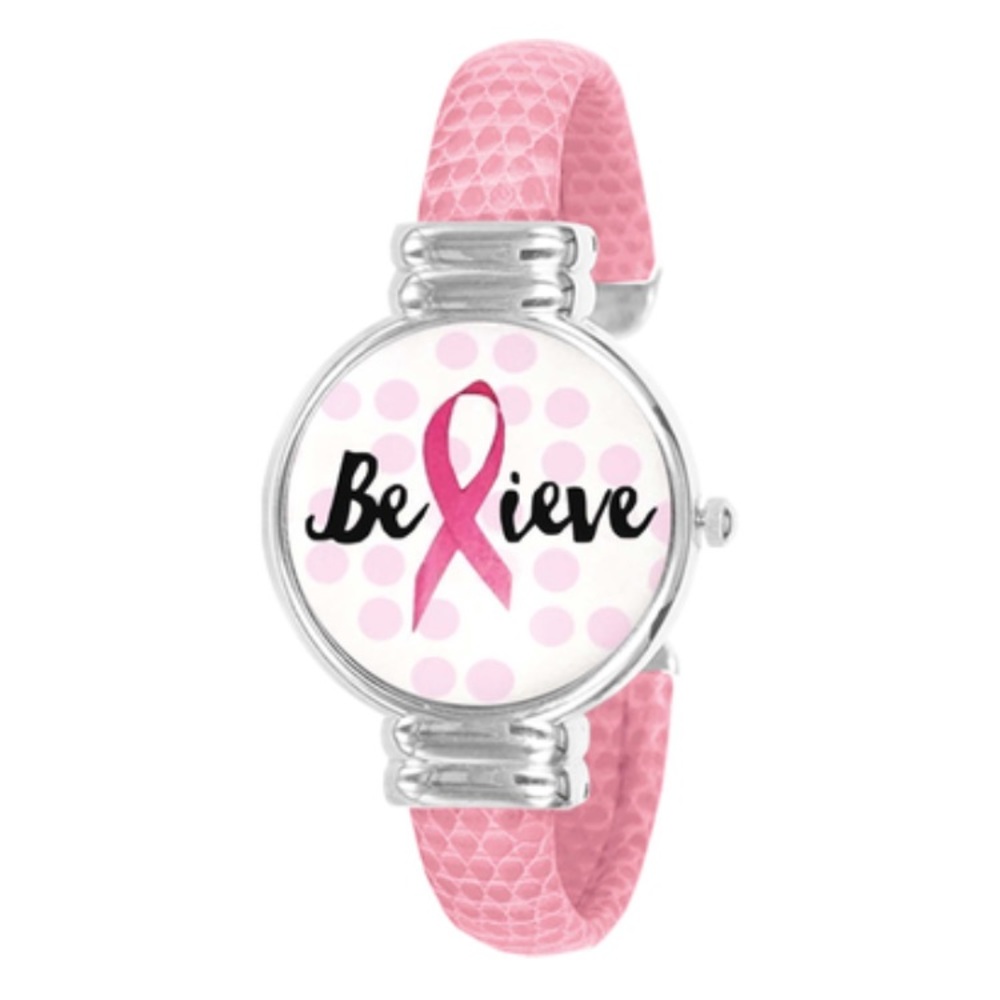NWT Global Time Women's Cuff Watch Believe
